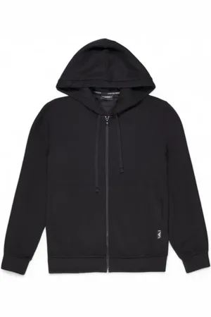 Emporio Armani Heren, Sweatshirts & Hoodies, Zwart, Maat: XL Katoen