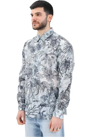 Roberto Cavalli Heren, Overhemden, Veelkleurig, Maat: M