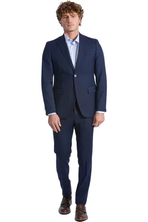 BALDININI Heren, Pakken, Blauw, Maat: XL Tweed