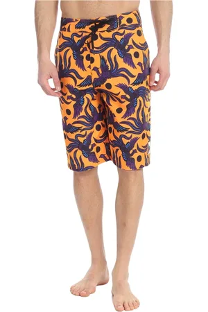 Kenzo Heren, Badkleding, Oranje, Maat: S Poliester