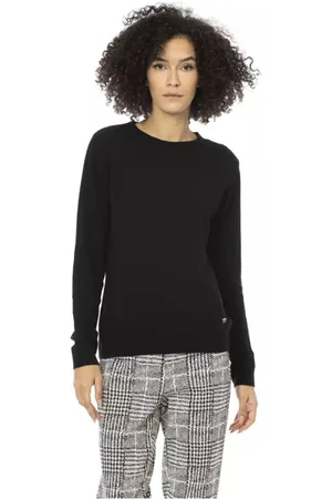 BALDININI Dames, Truien, Zwart, Maat: L Wol
