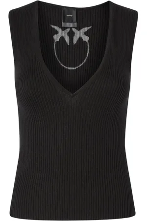 Pinko Dames, Tops, Zwart, Maat: M