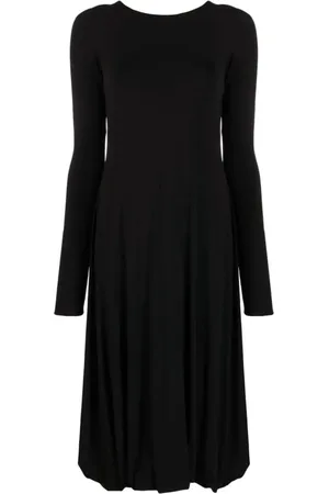 Jil Sander Dames, Jurken, Zwart, Maat: 2XS Viscose