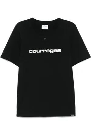 Courrèges Heren, Tops, Zwart, Maat: M