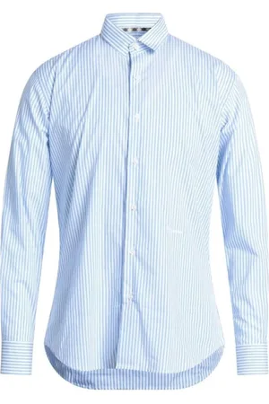 Aquascutum Heren, Overhemden, Blauw, Maat: 4XL Katoen