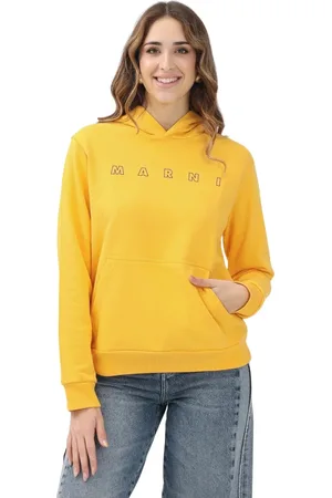 Marni Dames, Sweatshirts & Hoodies, Geel, Maat: S Katoen