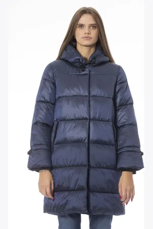 BALDININI Dames, Mantels, Blauw, Maat: S Nylon