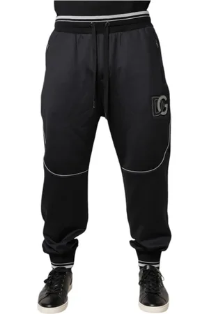 Dolce & Gabbana Heren, Broeken, Zwart, Maat: XL Poliester