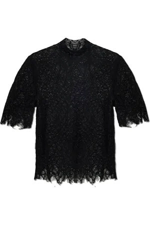 Alexander McQueen Dames, Blouses & Shirts, Zwart, Maat: XS Katoen