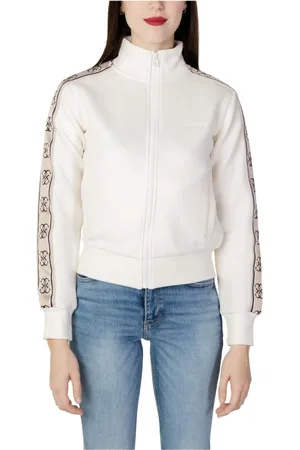 Guess Dames, Sweatshirts & Hoodies, Zwart, Maat: L Katoen