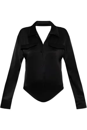 Courrèges Dames, Tops, Zwart, Maat: S Poliester