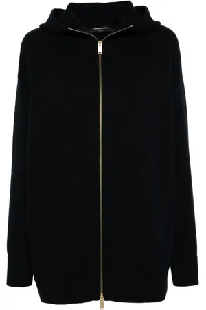 Fabiana Filippi Dames, Sweatshirts & Hoodies, Zwart, Maat: 2XS Zijde