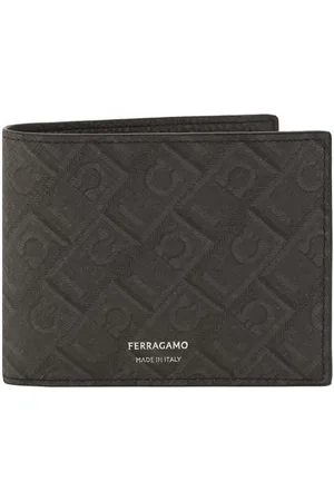 Salvatore Ferragamo Heren, Accessoires, Zwart, Maat: ONE Size Leer