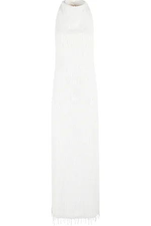 ROTATE Dames, Jurken, Wit, Maat: XS Spandex