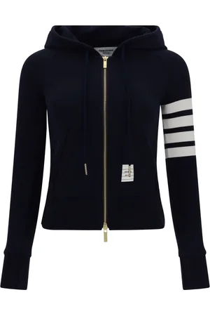 Thom Browne Dames, Truien, Blauw, Maat: S Katoen