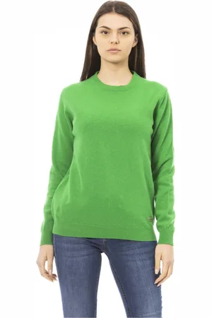 BALDININI Dames, Truien, Groen, Maat: M Wol