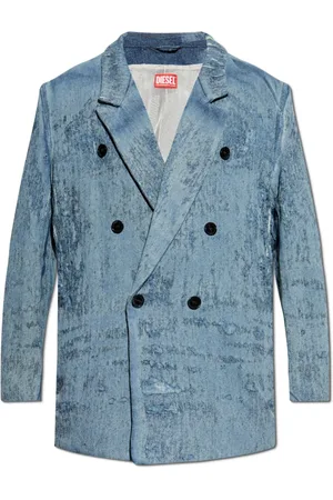 Diesel Dames, Jassen, Blauw, Maat: M Denim