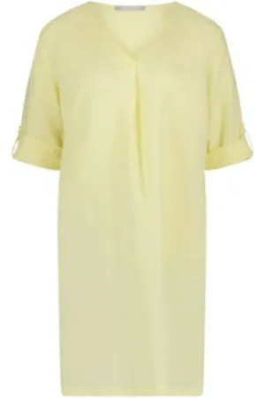Betty & Co Dames, Jurken, Geel, Maat: M
