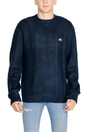 Tommy Hilfiger Heren, Truien, Blauw, Maat: M Acryl