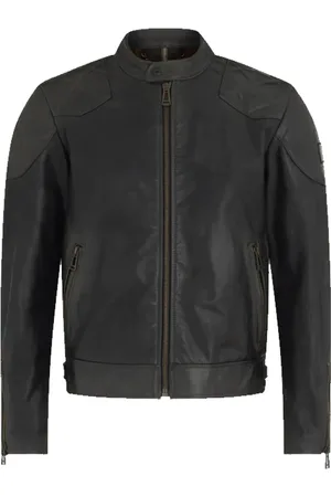 Belstaff Heren, Jassen, Zwart, Maat: XL Katoen