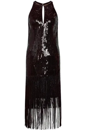Pinko Dames, Jurken, Zwart, Maat: XS