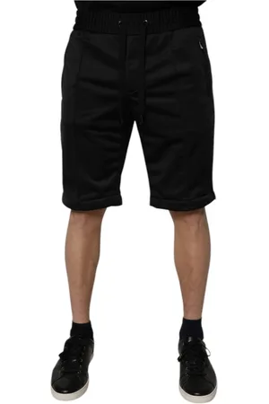 Dolce & Gabbana Heren, Korte broeken, Zwart, Maat: 3XL Poliester