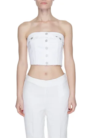 Tommy Hilfiger Dames, Tops, Wit, Maat: M Katoen