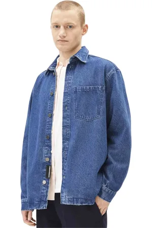 Armedangels Heren, Jassen, Blauw, Maat: XL Katoen