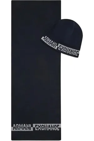 Armani Exchange Heren, Accessoires, Zwart, Maat: ONE Size Wol