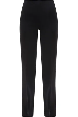 Salvatore Ferragamo Dames, Broeken, Zwart, Maat: 2XS Viscose