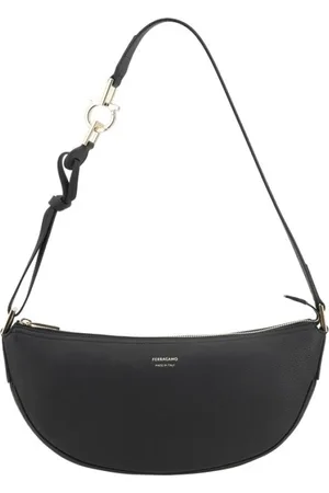 Salvatore Ferragamo Dames, Tassen, Zwart, Maat: ONE Size Leer