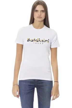 BALDININI Dames, Tops, Wit, Maat: XL Katoen