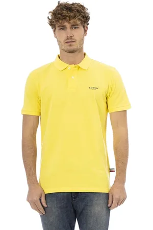 BALDININI Heren, Tops, Geel, Maat: 2XL Katoen
