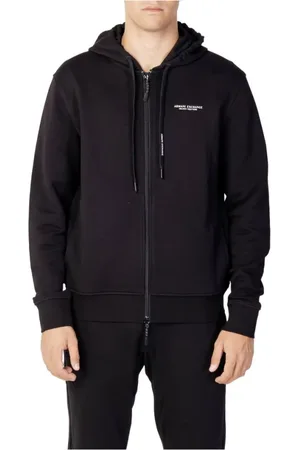 Armani Exchange Heren, Sweatshirts & Hoodies, Zwart, Maat: XL Katoen
