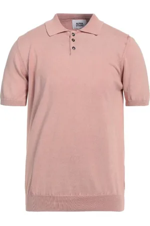 ALPHA STUDIO Heren, Tops, Roze, Maat: L Katoen