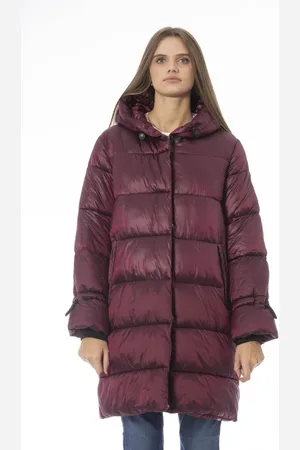 BALDININI Dames, Mantels, Rood, Maat: XL Nylon