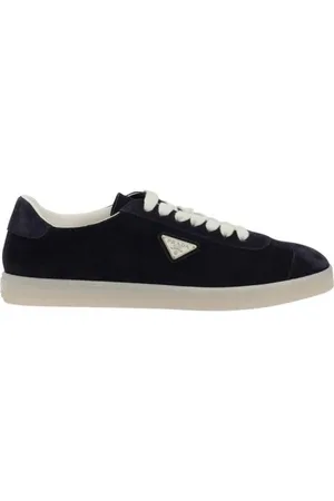 Prada Heren, Schoenen, Blauw, Maat: 42 1/2 EU Suède