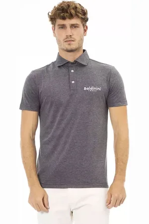 BALDININI Heren, Tops, Grijs, Maat: 3XL Katoen
