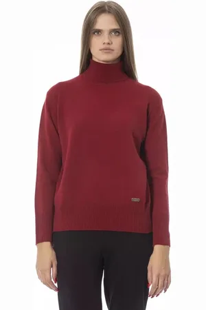 BALDININI Dames, Truien, Rood, Maat: S Wol