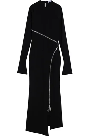The Attico Dames, Jurken, Zwart, Maat: 2XS