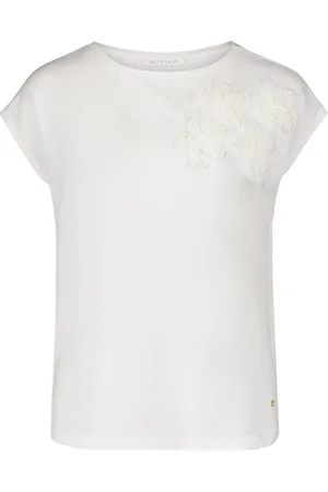 Betty & Co Dames, Blouses & Shirts, Wit, Maat: L