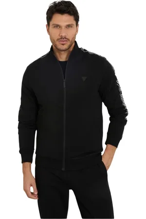 Guess Heren, Sweatshirts & Hoodies, Zwart, Maat: 2XL Katoen