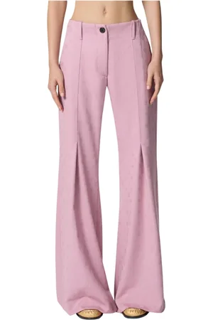 John Richmond Dames, Broeken, Roze, Maat: XS Wol