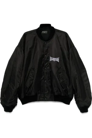 Balenciaga Heren, Jassen, Zwart, Maat: S