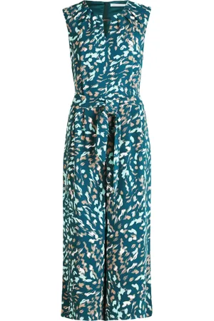 Betty & Co Dames, Jumpsuits & Playsuits, Groen, Maat: S Leer