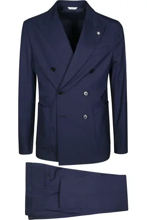 Manuel Ritz Heren, Pakken, Blauw, Maat: 2XL