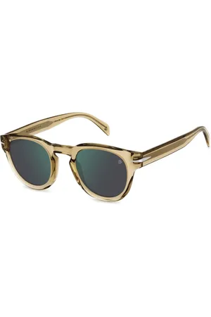 DB EYEWEAR BY DAVID BECKHAM Unisex, Accessoires, Geel, Maat: 49 MM