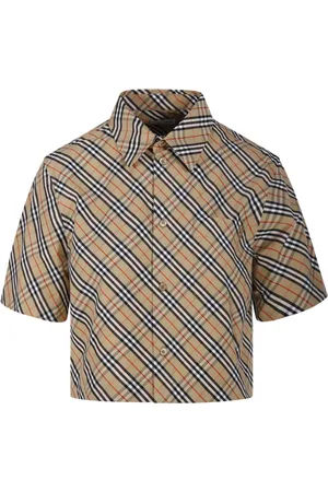 Burberry Dames, Blouses & Shirts, Bruin, Maat: 2XS