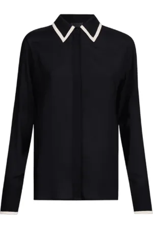 Liu Jo Dames, Blouses & Shirts, Zwart, Maat: M