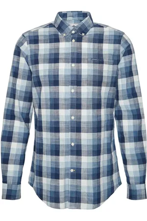 Barbour Heren, Overhemden, Blauw, Maat: L Katoen